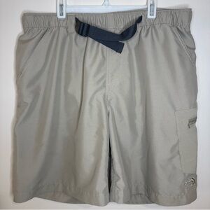 The North Face Khaki Elastic Waistband Shorts